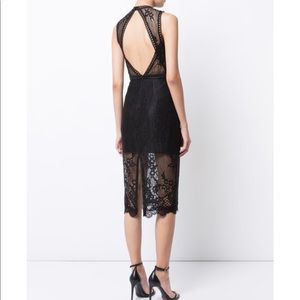 Alexis - Midi Oralie Dress - Black - XS